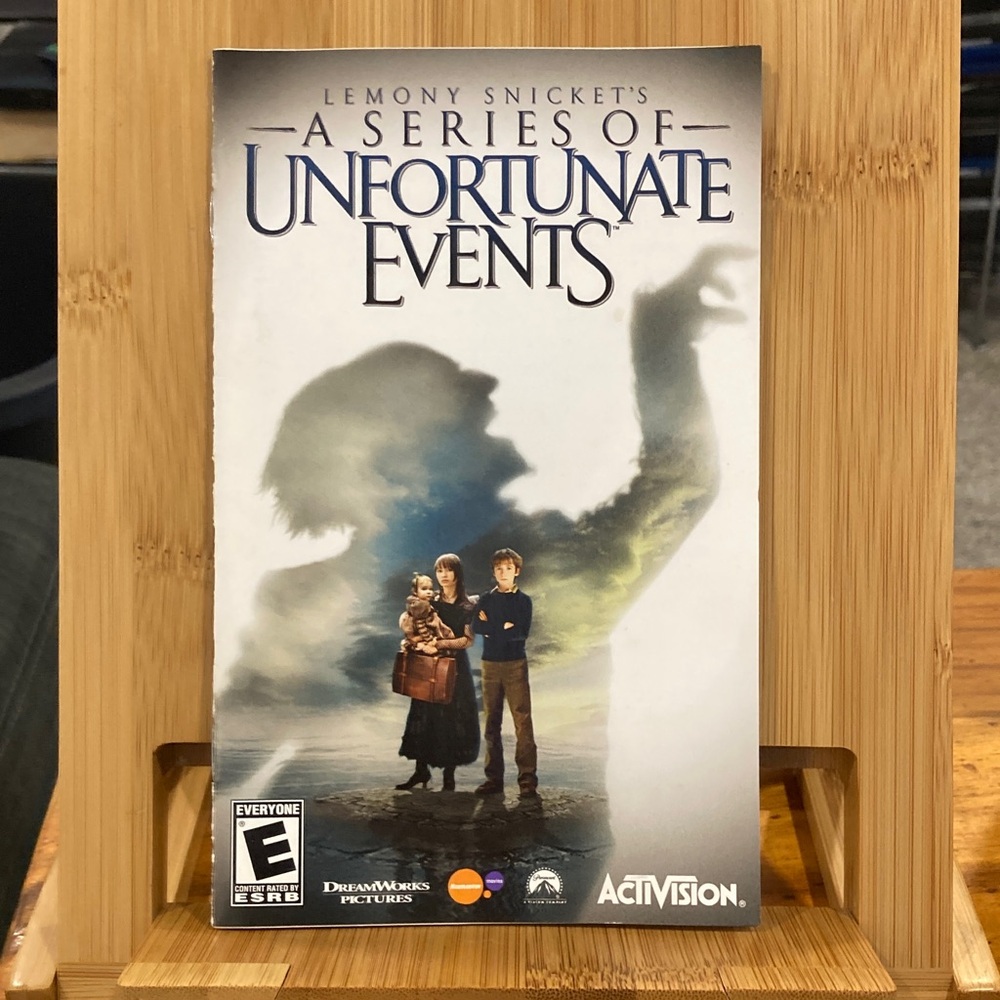A Series of Unfortunate Events Video Game manual